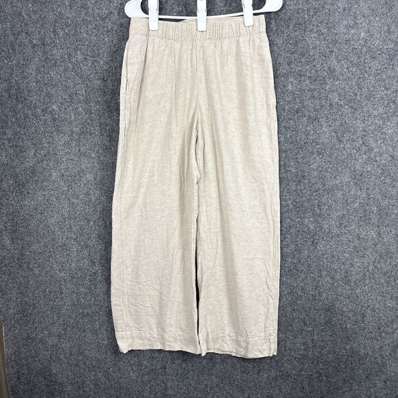 Abercrombie & Fitch Pants - Abercrombie & Fitch Pants Womens Size M Beige Linen Blend Lined Lagenlook
